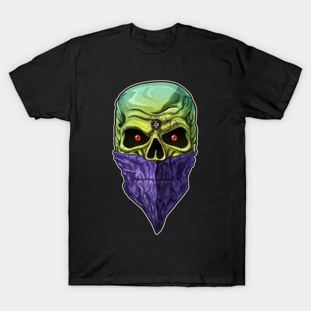 He-SkeleHitman_81, Skele Hitman, skull T-Shirt by HEJK81